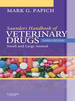 cover image of Saunders Handbook of Veterinary Drugs--E-Book